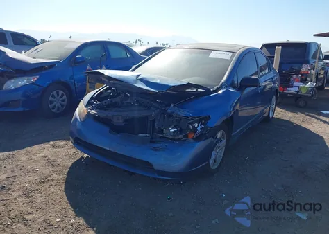 2006 Honda Civic Ex from USA, damaged, VIN JHMFA16846S007572